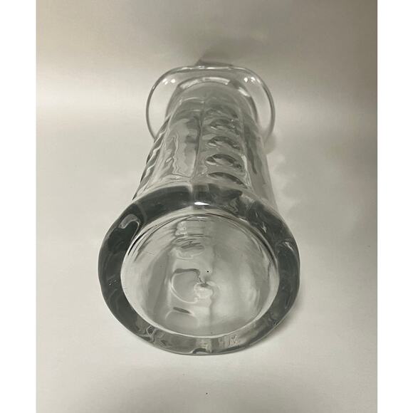 VTG Cruet Decanter Oil Vinegar Dressing Stopper 8.75" Clear Glass Early 1900s - Picture 7 of 11